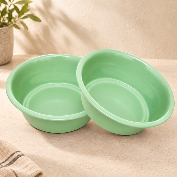 country-living-set-of-2-coated-stainless-steel-heavy-dog-bowls-ideal-for-medium-to-large-breeds_green_main_02